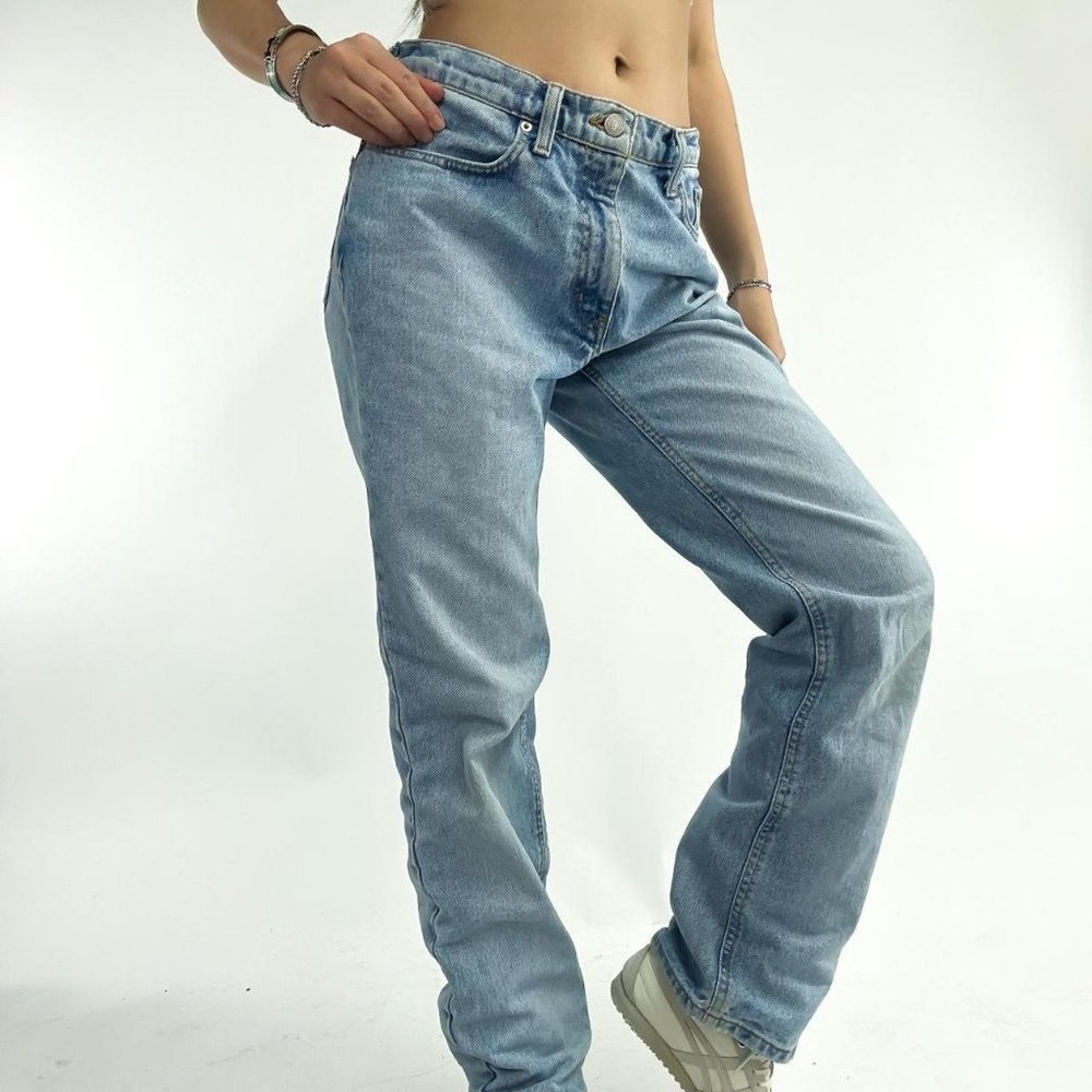 90s rare  low waisted bass & co. vintage jeans - Picture 4 of 5
